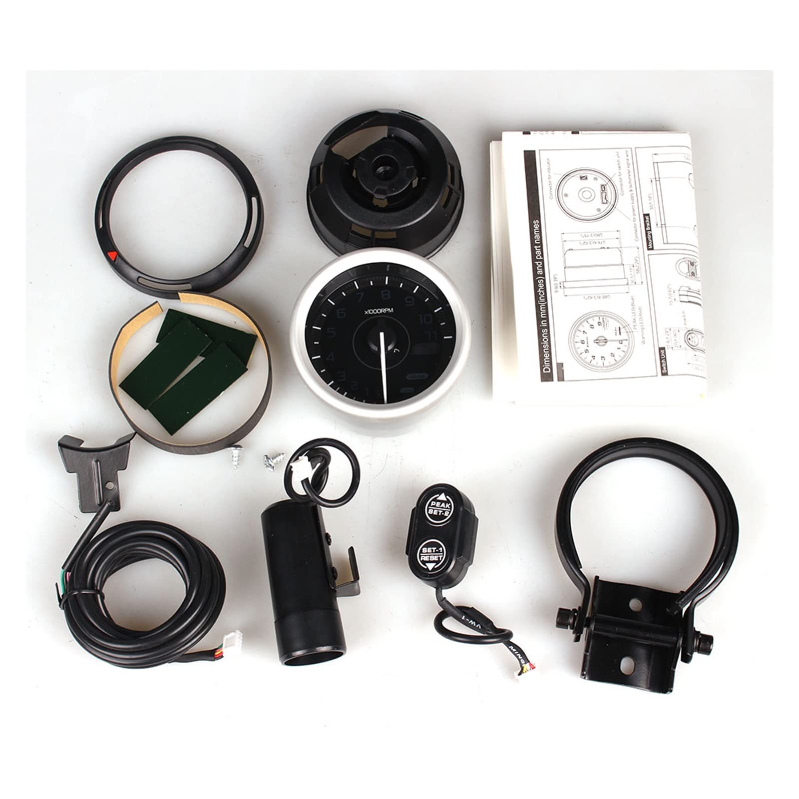 Amazon.co.jp: Defi Advance A1 タコメーター Defi 0-11000RPMゲージ 
