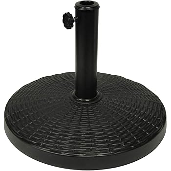 Amazon Com Blissun 22 Lbs Heavy Duty Patio Market Umbrella Base Stand 16 5 Garden Outdoor