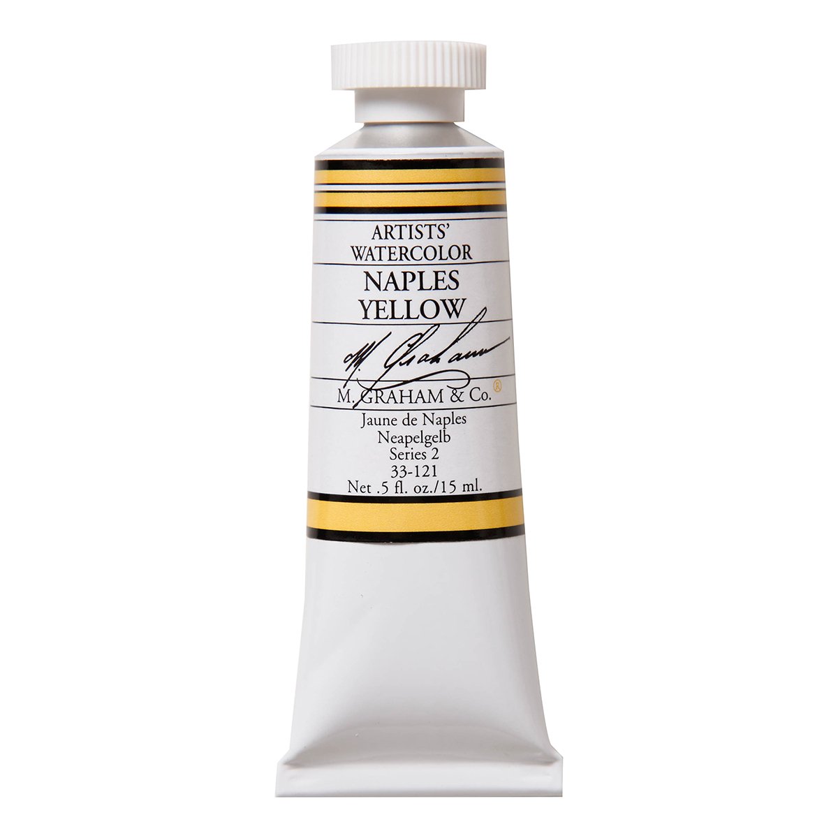 M. Graham 30ml Tube Watercolour Paint, Naples Yellow