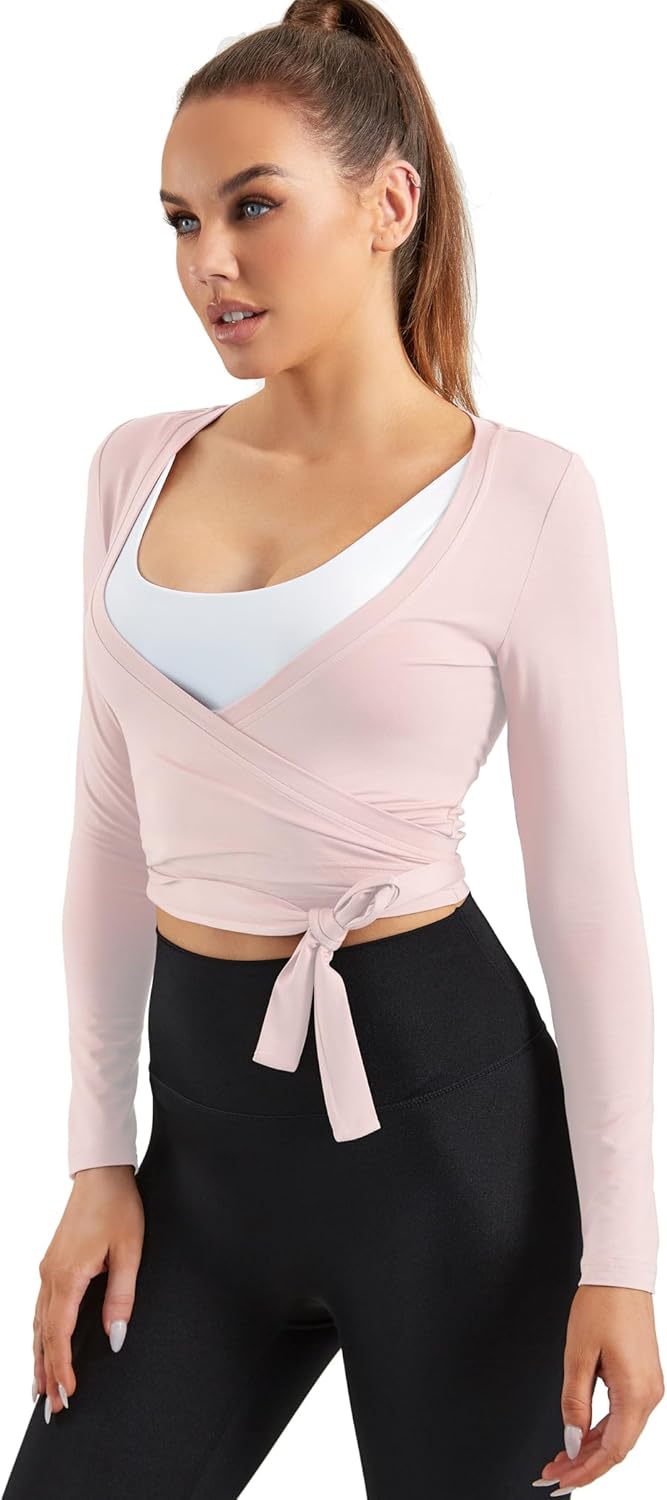 Women Tie Front Shrug Long Sleeve Bolero Cardigan Lightweight Casual Tops - Image 6