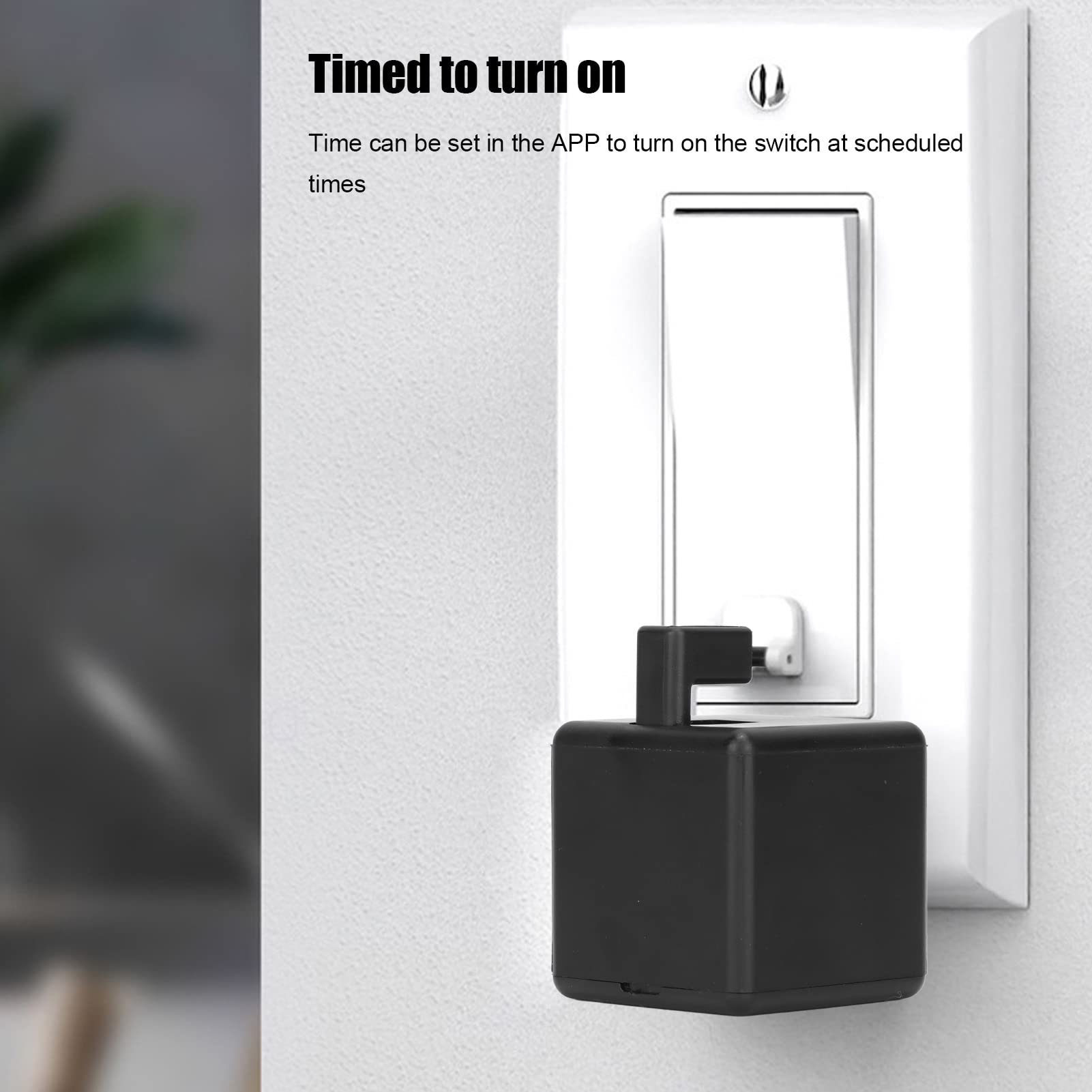 Empujador de Interruptor Inteligente, Diseño Compacto Controlado por Aplicación Multimodo para Hogar Inteligente, Compatible con Bluetooth, 1,4 Pulgadas