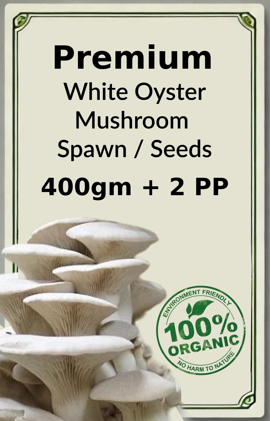 White Oyster Mushroom Spawn for Home Growing - 400g First Generation Organic Mushroom Seeds for Indoor & Outdoor Cultivation, Ideal for DIY Kits and Multiple Harvests (B0DGGTM471) Amazon Price History, Amazon Price Tracker