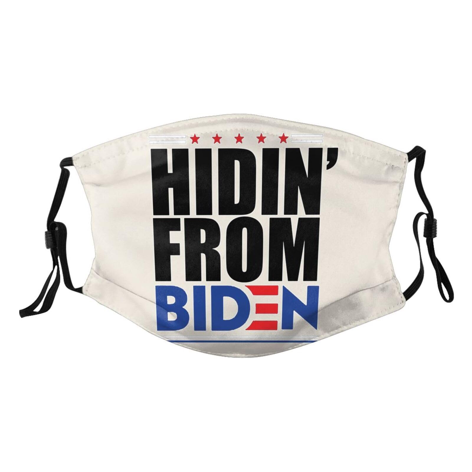 Hiding from Biden Adult Dust Mask Adjustable Dust Face with 2 Filter94