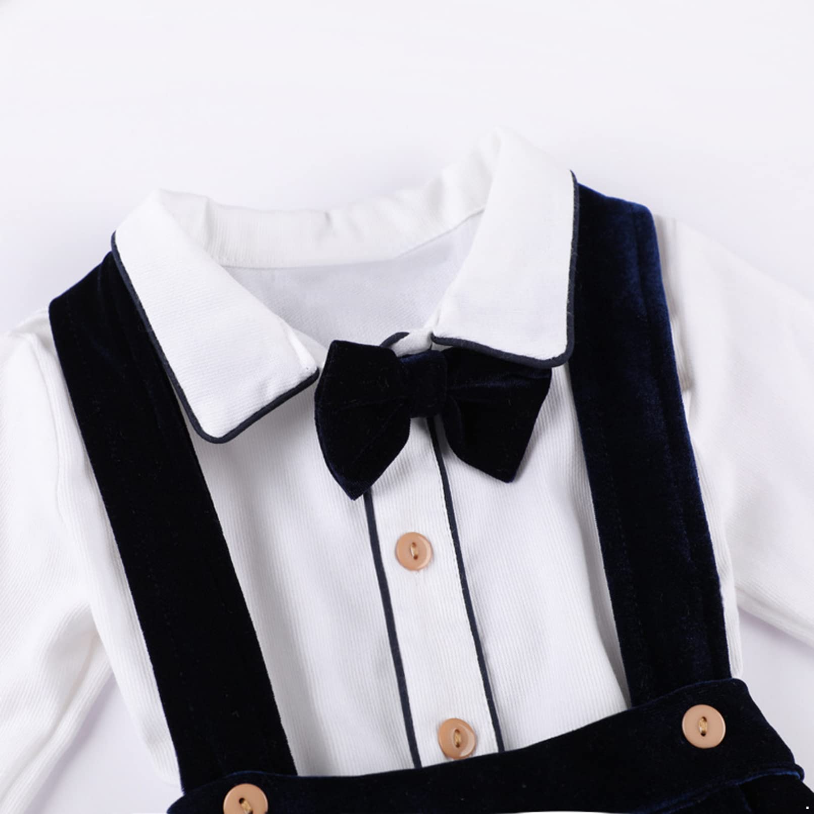 Baby Jungen Festlich Kleidung Set Langarm Fliege Hemd und Samt Shorts Mit Hosenträger Mütze Hochzeit Geburtstag Party Anzug Gentleman Outfits