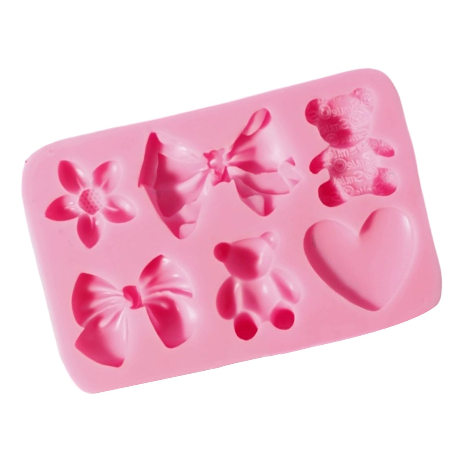 Oxxggkao Silicone Bowknot for Cake Decoration and Fondant Crafting Ideal for Baking Enthusiasts and Craft Projects Party Cake Decoration Tool