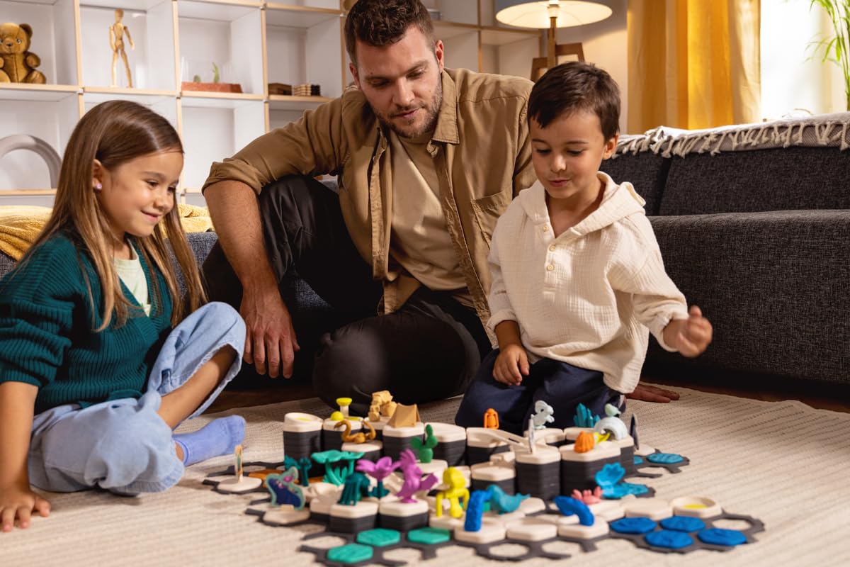 Ravensburger - Gravitrax Junior - Starter Set XXL My Planet 200 pièces - Circuit de Billes - Jeu de Construction créatif - Parcours de Billes à Construire - Dès 3 Ans - Version française - 27059