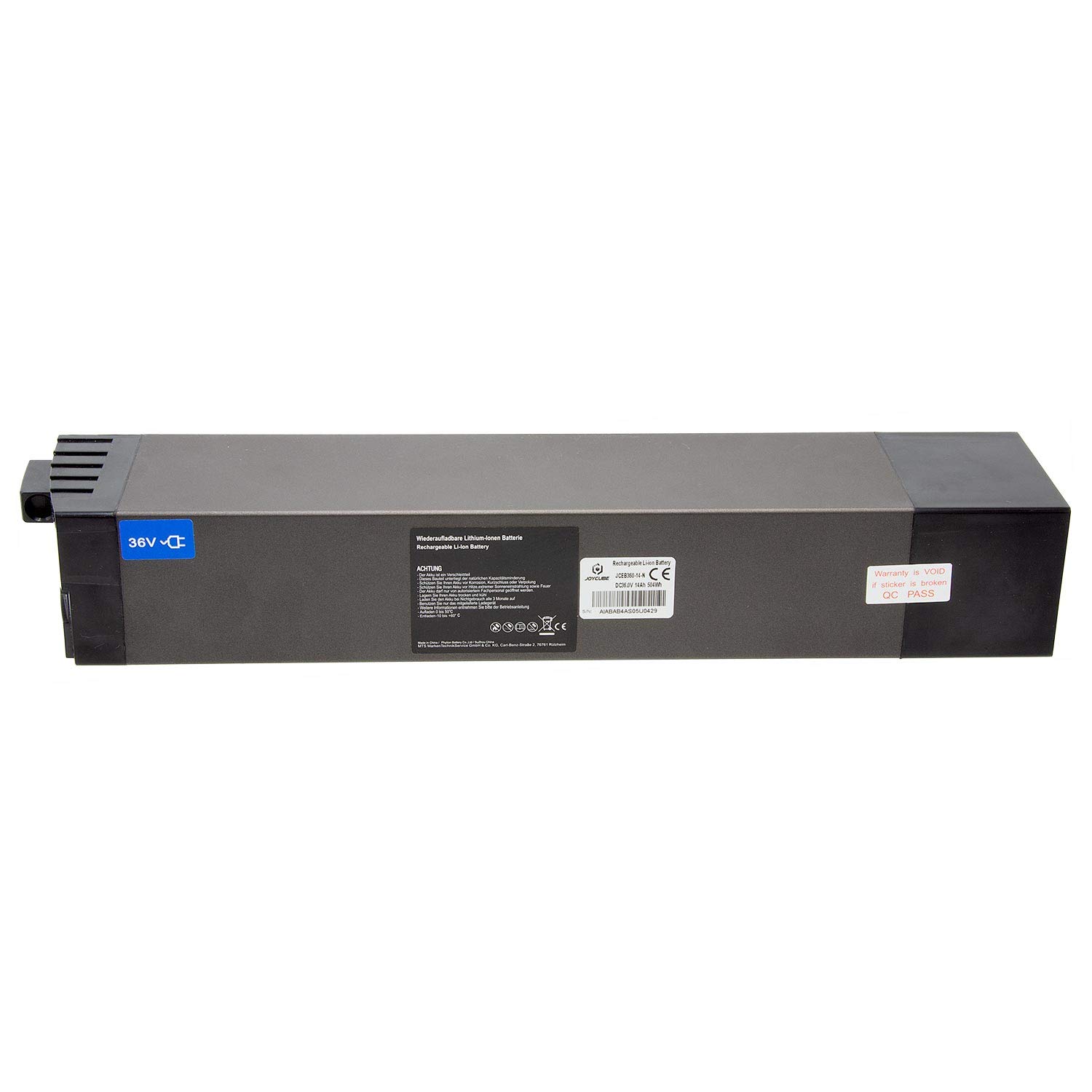 Phylion Akku 36V 14Ah - Joycube BN10 mit Smart-BMS für E-Bikes Pedelecs von Fischer u.v.m.