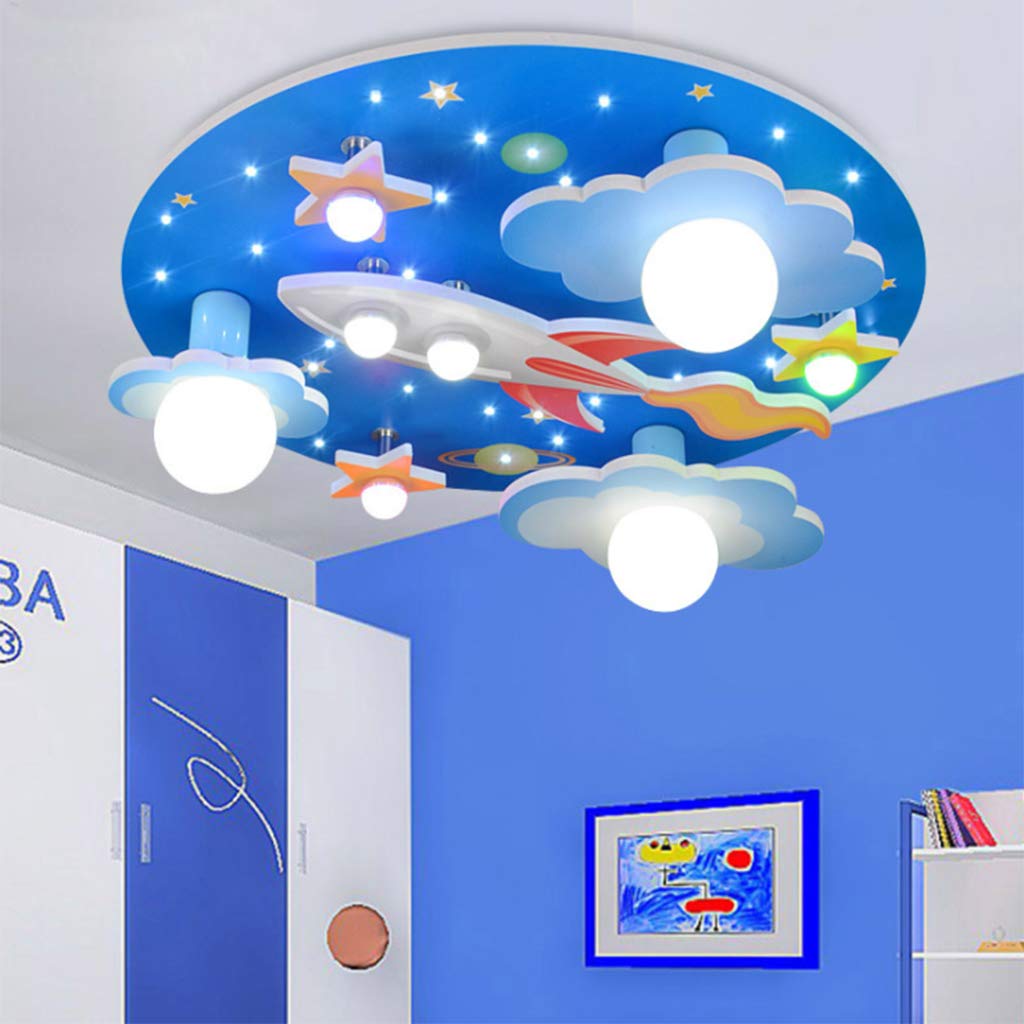 Lámpara De Techo Habitación Infantil Lámpara De Techo LED 35W Universo Creativo Cielo Estrellado Luces De Techo Ø61cm Regulable Con Control Remoto Dormitorio De Niños Y Niñas Lámpara