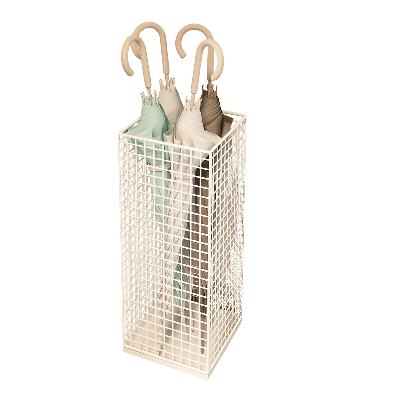 YROHGKPN Rusts Resistant Umbrellas Rack Vertical Space Saving Ventilated Grids Structure for Folding and Household Use Vertical Metal Holder