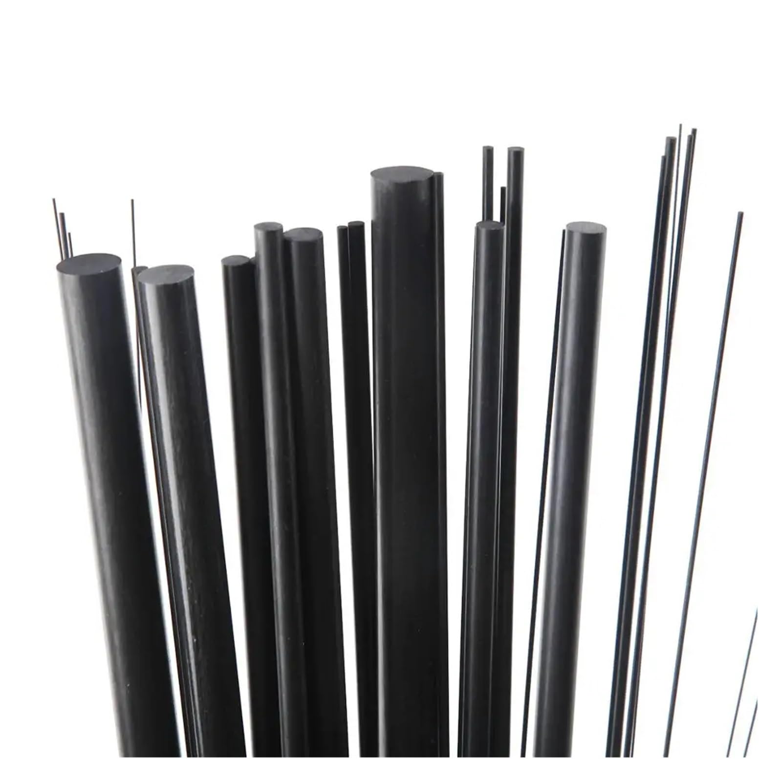 Tige en fibre de carbone Lot de 5/10 tiges en fibre carbone 1 mm, 2, 3, 4, 5, 6, longueur 500(4.5mm 10pcs)