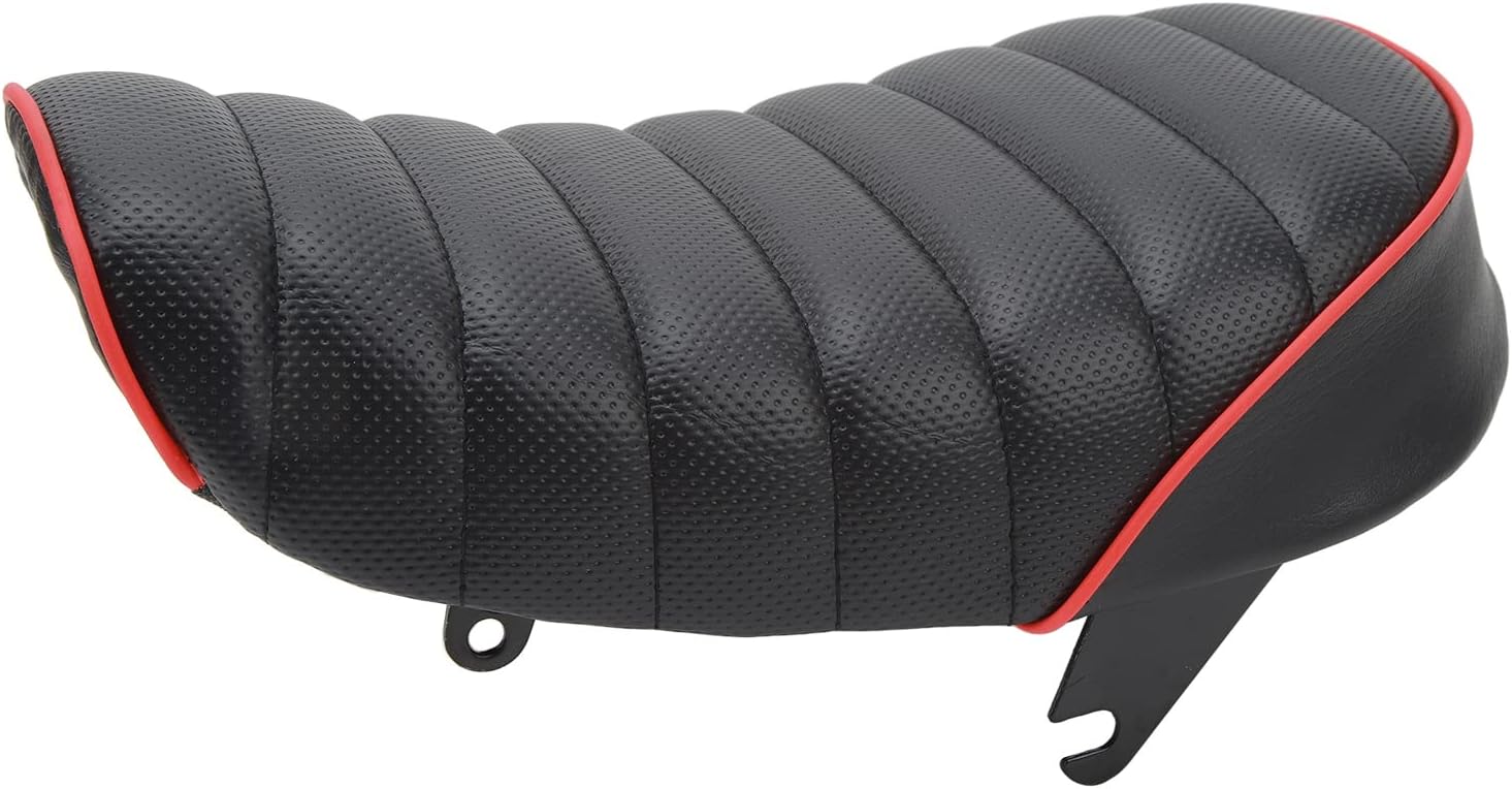 Retro Saddle Cushion Seats, Cafe Racer Vintage Leather Motorcycle Seat for Monkey Z50 Z50J Z50R Z50M Z50Z Gorilla Mini Trail Bike