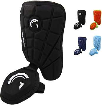 Guardian Baseball Leg Guard Youth and Adult | Right & Left Handed Hitters | Baseball Shin Guards Batting | Ankle Guard | Adjustable | Lightweight Flexible