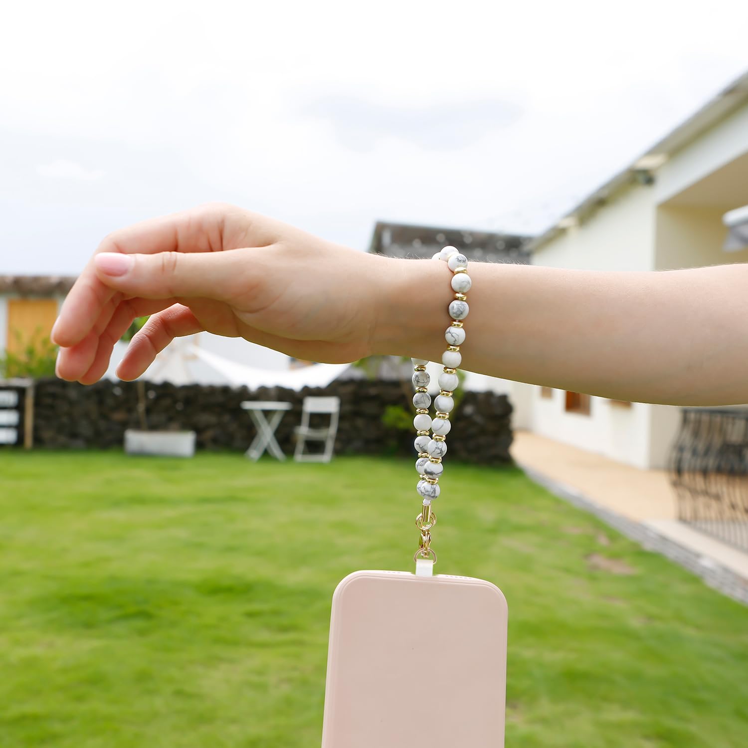 AOKSUNOVA Handykette Mit Schmetterling - Universal Handschlaufe Für Smartphones