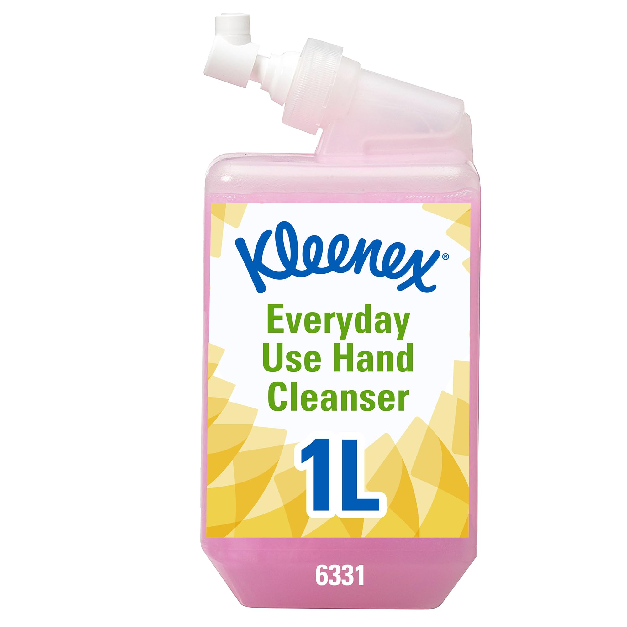 Kleenex Detergente per Mani 6331, Per Uso Quotidiano, Per Servizi Igienici Molto Frequentati, 6 Flaconi x 1L, 6.000 Erogazioni Totali