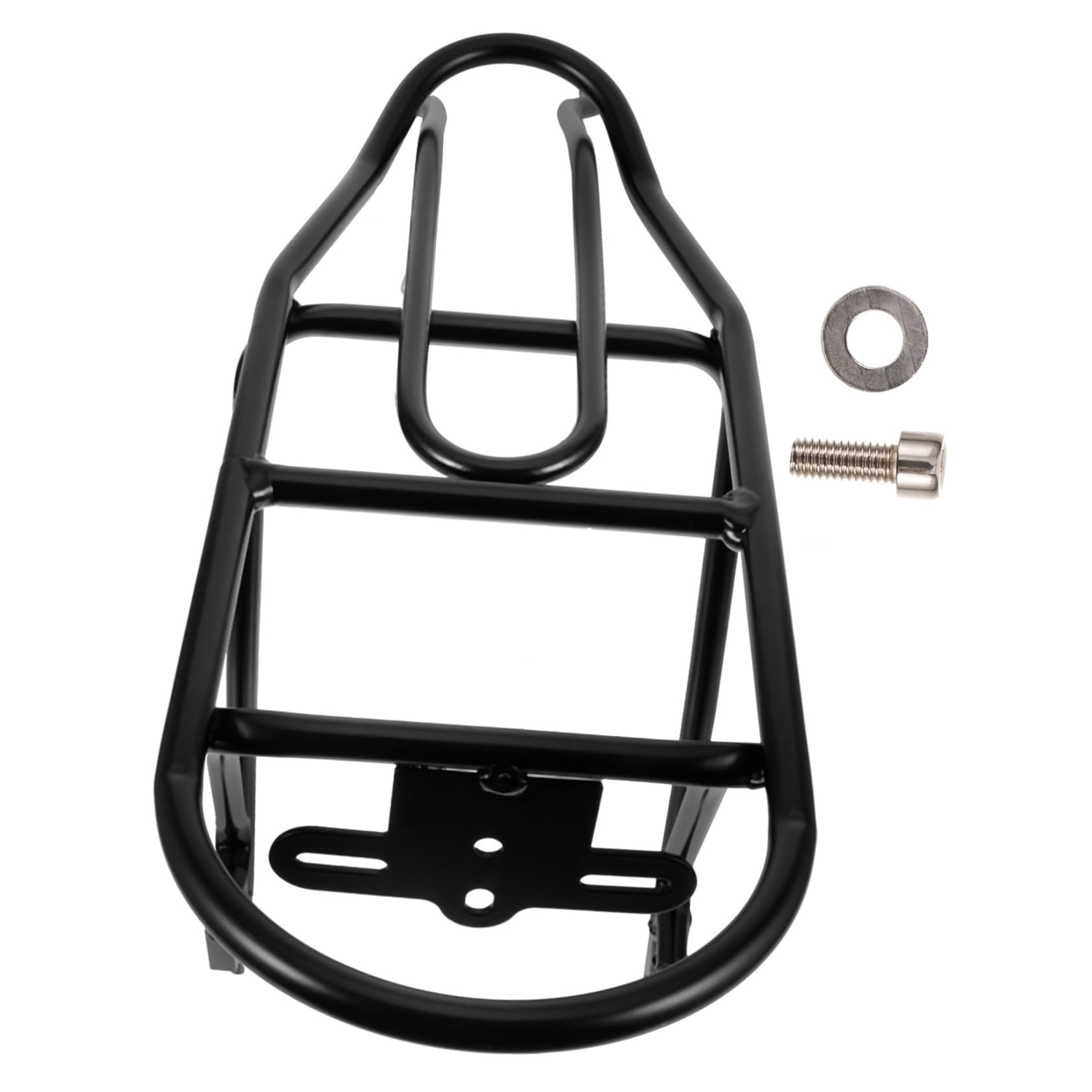 KESYOO Bicycle Rear Rack Foldable Bike Back Rack Rear Bikes Racks Steel Bike Rack for Back of Bike Rear Bike Cargo Mount Tail Rear Bike Rack High Elasticity Backseat Aluminum Alloy Black