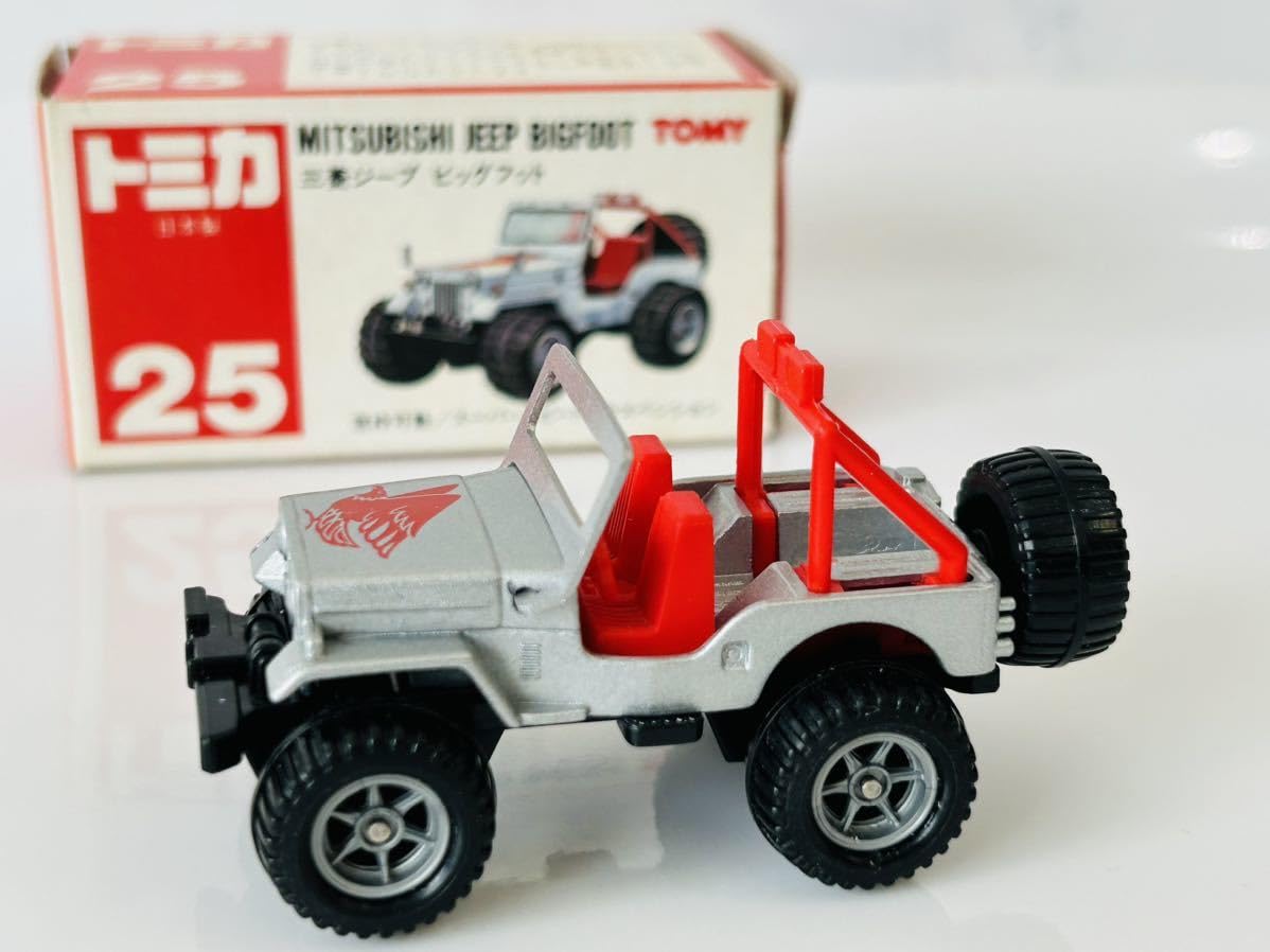 Amazon | トミカ 三菱 ジープ ビッグフット 日本製 | ミニカー・ダイ