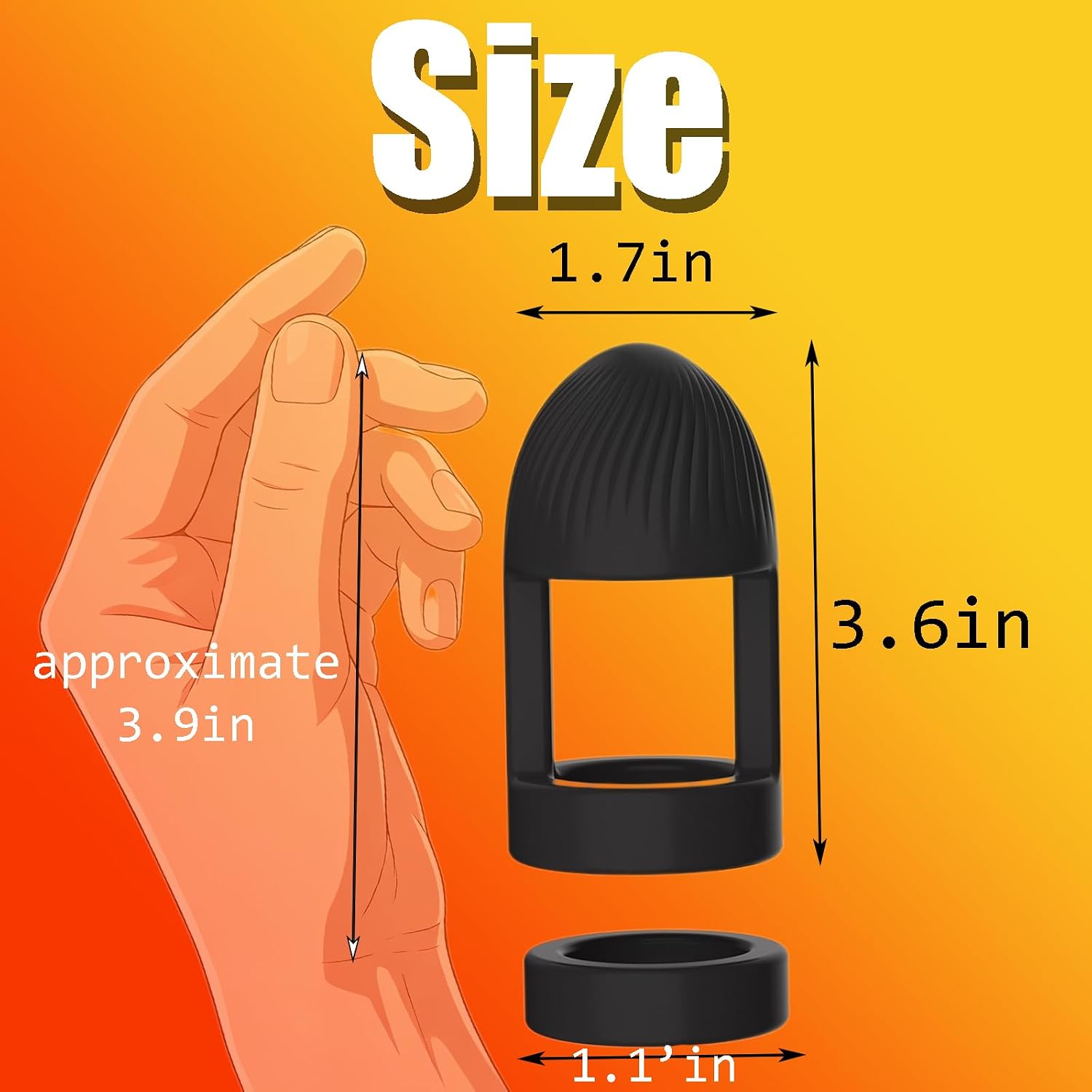 Testicle Crusher CBT, Soft Ball Clamps Testicle Silicone Chastity Devices Testicle Toys Male Cock and Ball Torture BDSM Bondage Gear & Accessories Sex Restraints Adult Sex Toys for Men Couples Gay
