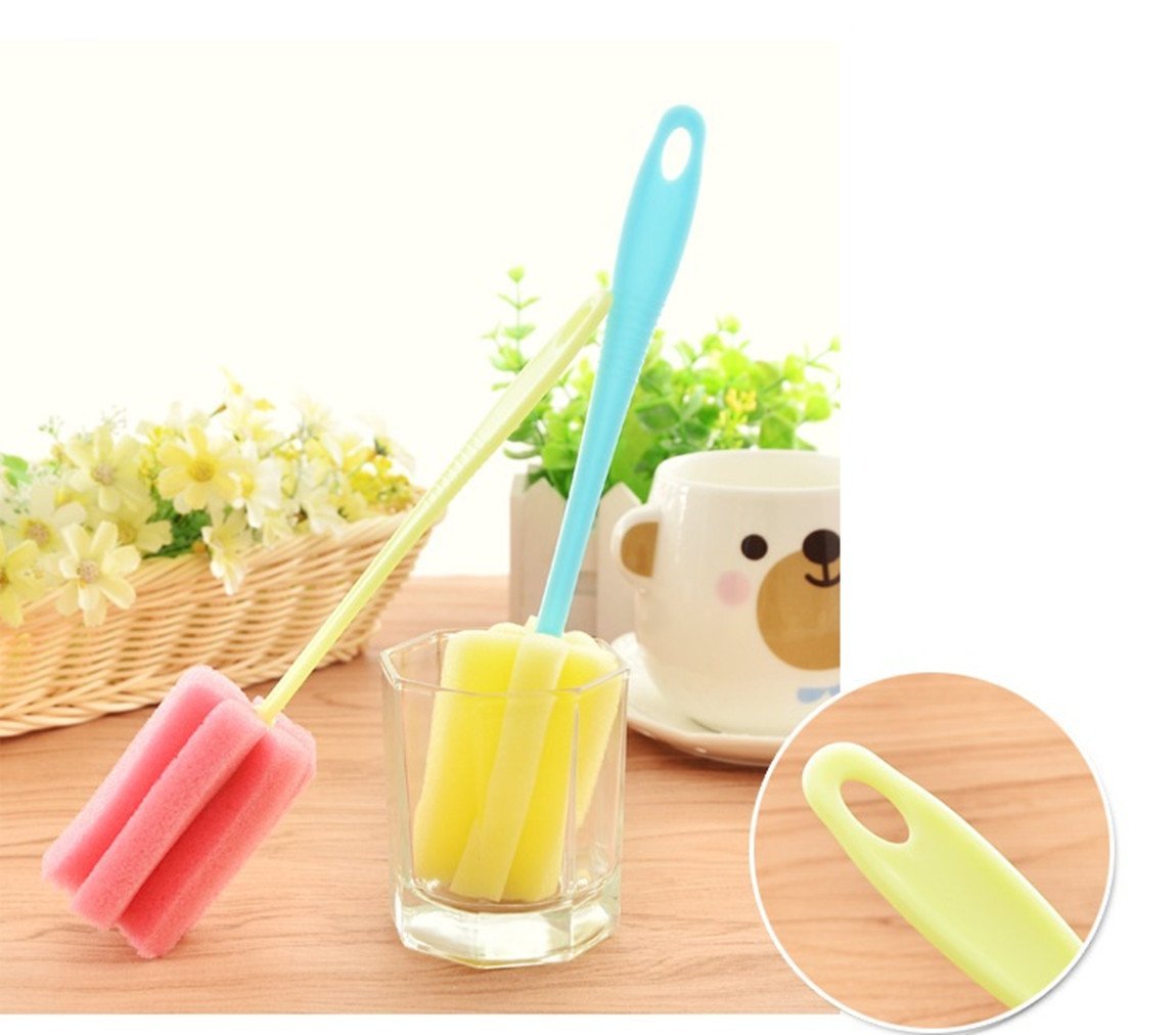 Norhogo 2 Spazzole Per Bottiglie Di Vetro Con Manico, Delicate E