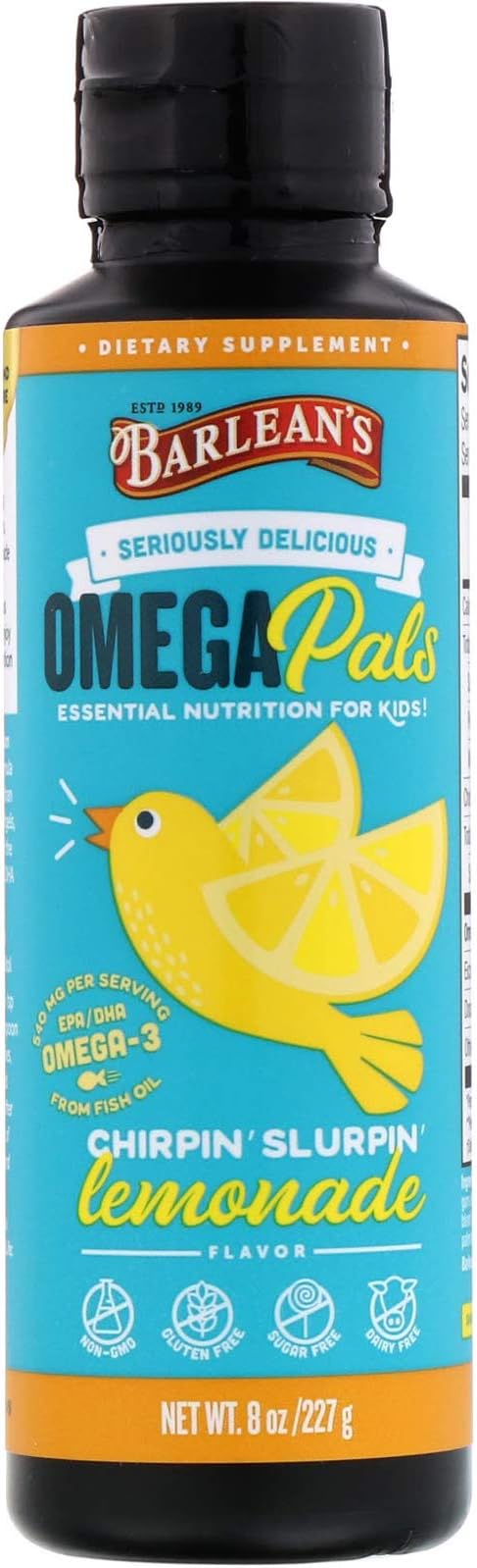 Amazon.com: Barlean's Organic Oils Kid's Omega Swirl, Omega-3 Fish Oil ...