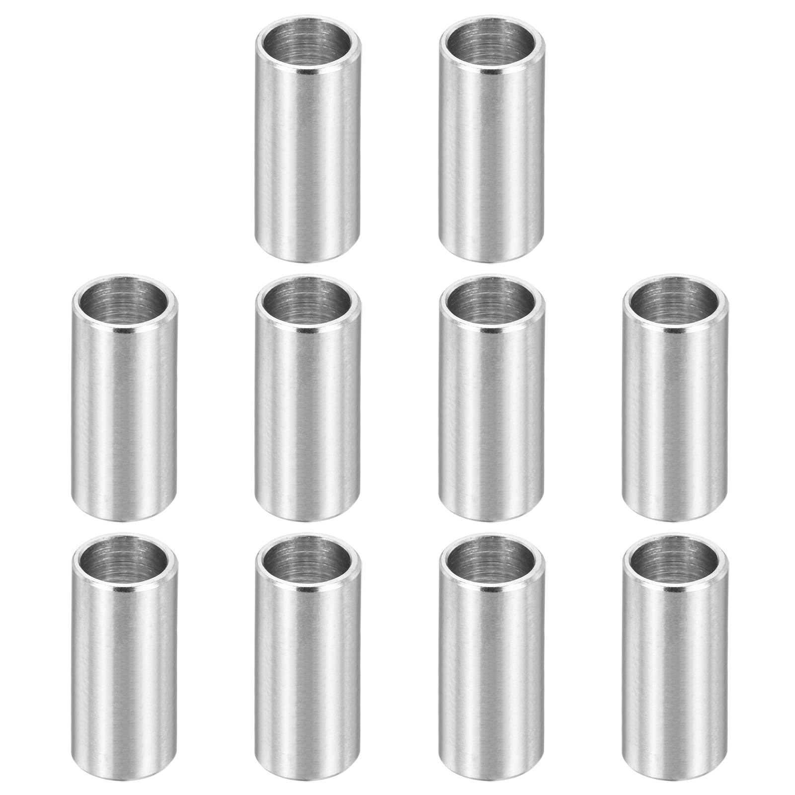 PATIKIL M8 Stainless Steel Spacers, 12Pcs Metal Spacer 8mm ID x 10mm OD x 22mm L Screw Standoff for 5/16" or M8 Screw