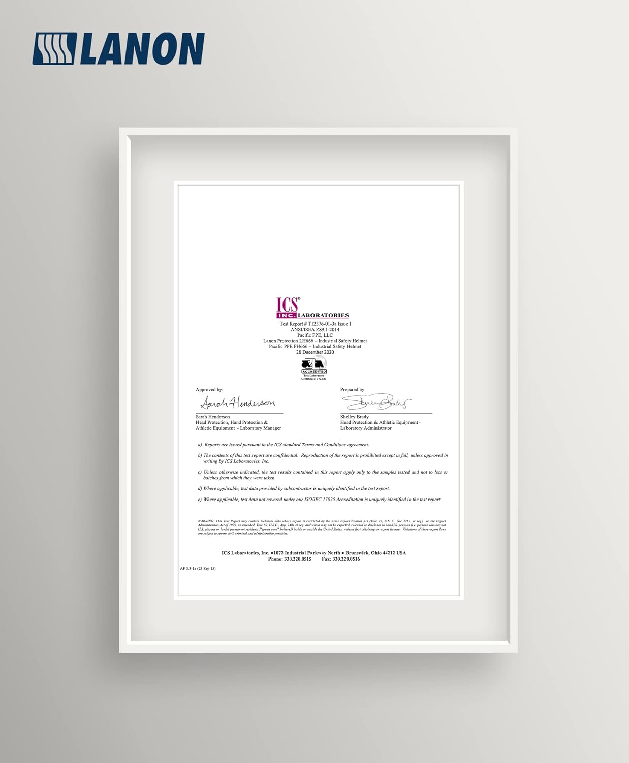 LANON Full Brim Hard Hat, OSHA Construction Work Approved, Premium Grey Dots Design, FRP Safety Helmet with 4 Point Adjustable Ratchet Suspension, Class C (Pack of 2)