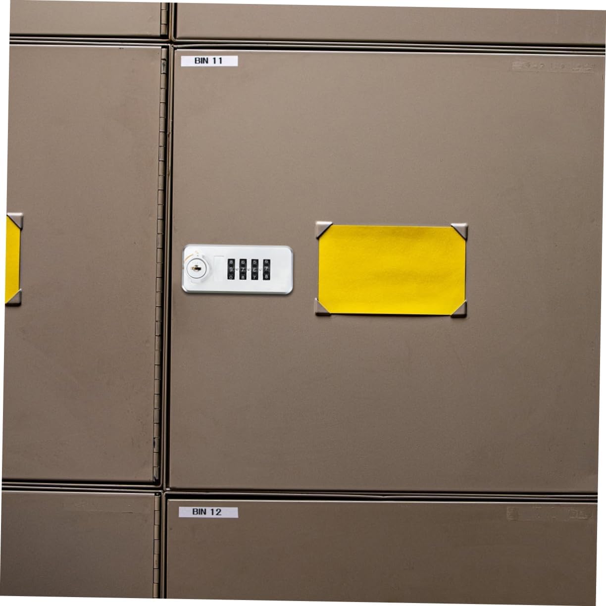 Desk Drawer Lock Dial Digital Padlock Cylinder Lock for Storage Unit Easy to Open Key