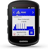 Vista 1 de Garmin Edge 840 Solar, Computadora de Ciclismo GPS con Carga Solar, Pantalla Táctil y Botones, Entrenamiento Adaptativo Específico, Navegación