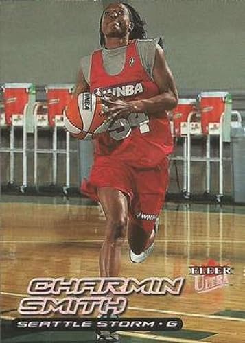 2000-01 Ultra WNBA #14 Charmin Smith RC Rookie Card Seattle Storm Official WNBA Basketball Trading Card From The Fleer Corp in Raw (NM NEAR MINT or
