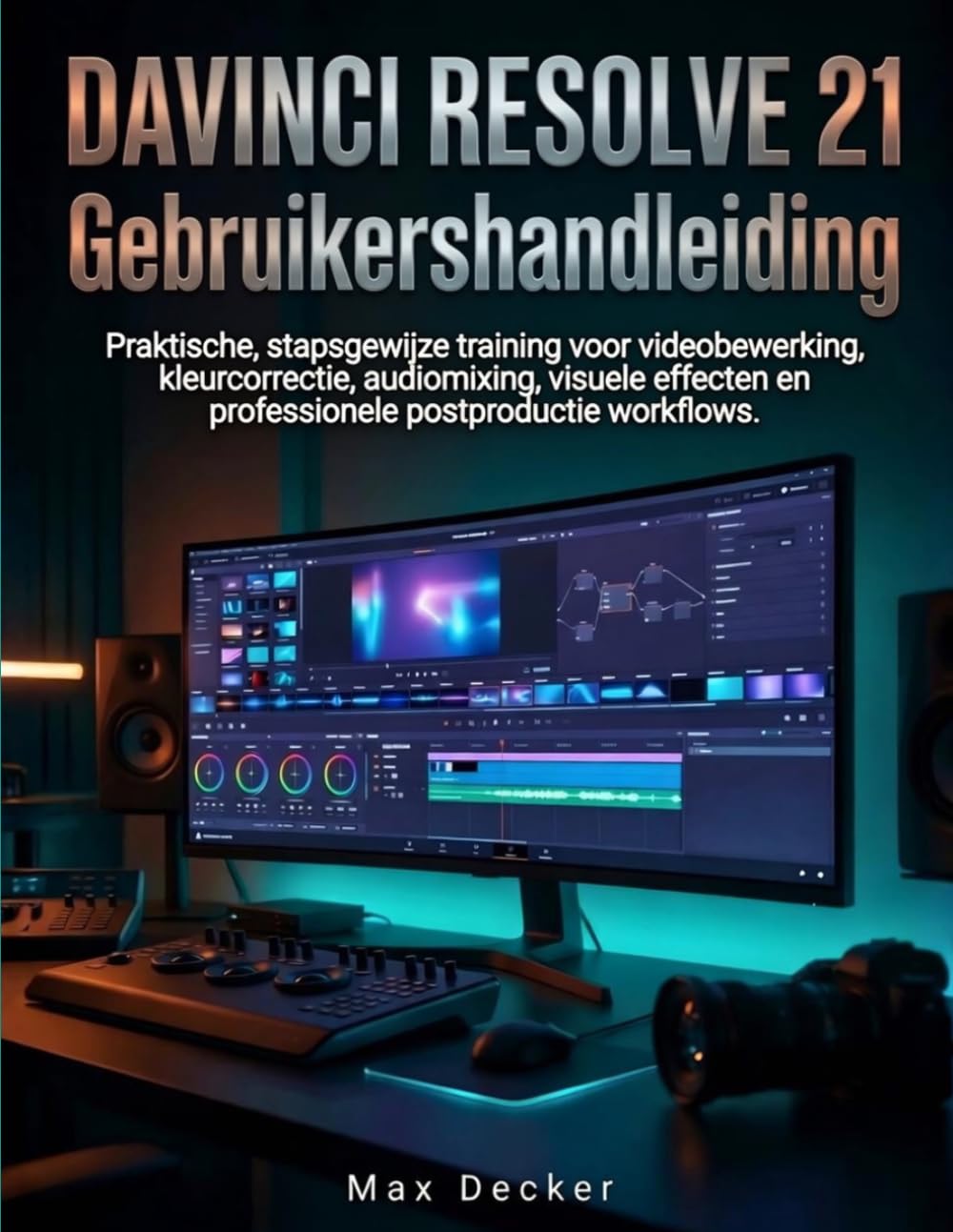 Davinci Resolve 21 Gebruikershandleiding: Praktische, stapsgewijze training voor videobewerking, kleurcorrectie, audiomixing, visuele effecten en professionele postproductie workflows.