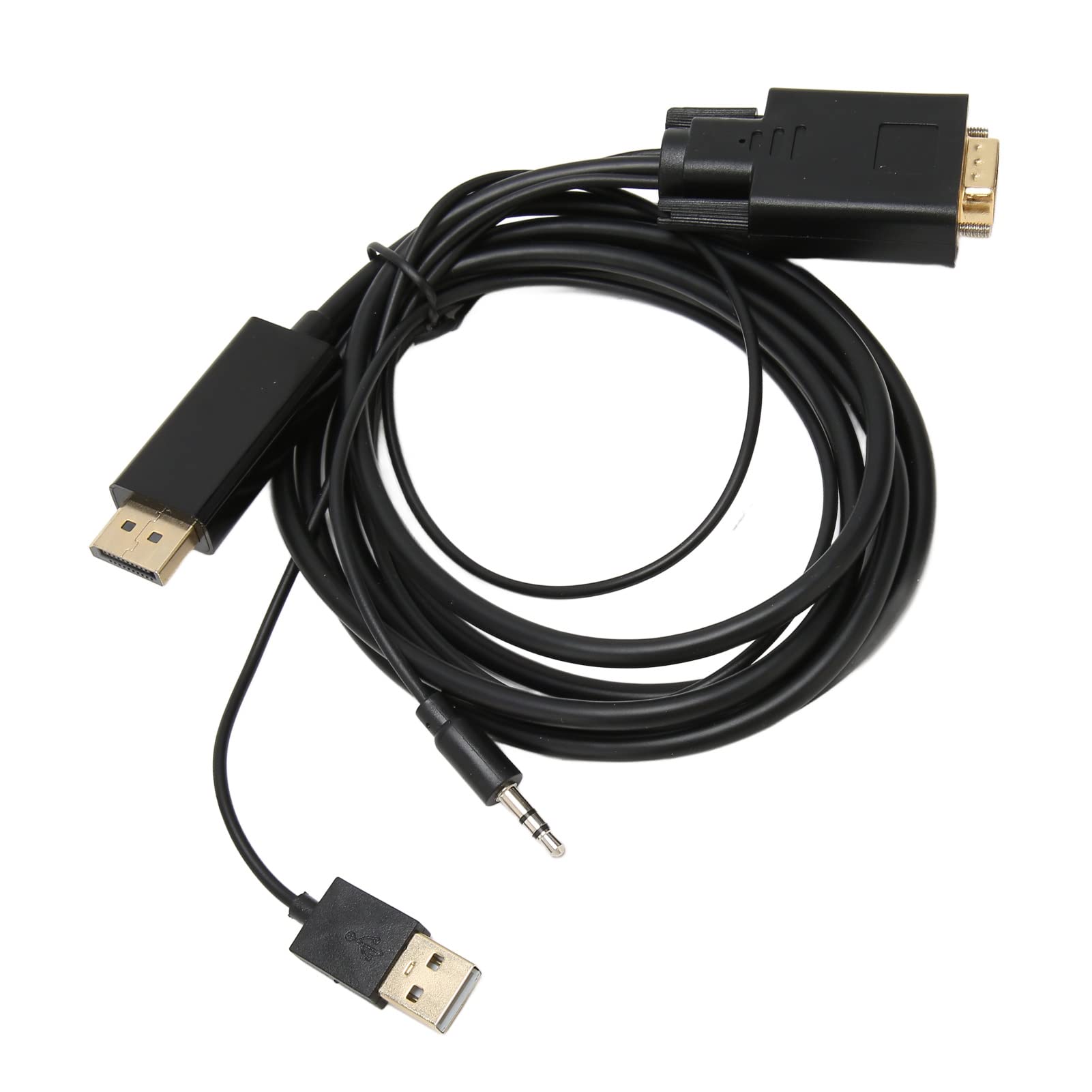Jiawu Cable Adaptador de VGA a con para PC Portátil Monitor