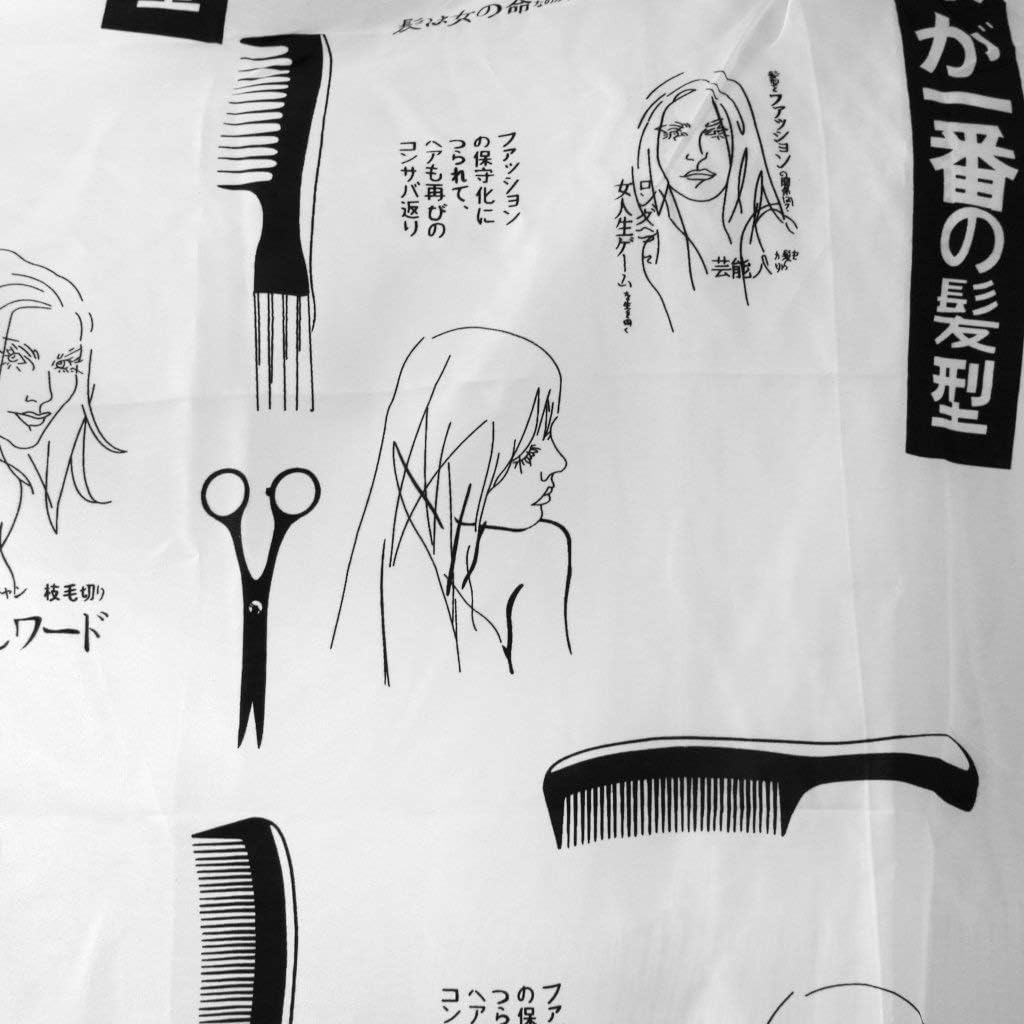 Pack of 2 Barber Cape Printed Hair Cutting Sheet Apron Waterproof Hairdressing Gown Cape with Snap Closure Barber Cloth Salon Haircut Cap Hair Styling Tools for Men and Women Multicolor 2
