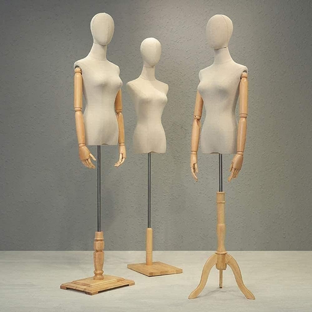 Maniquí de Sastre, Cuerpo Femenino, Vestido, Cabeza, exhibición de Ropa y Joyas, Modelo Profesional
