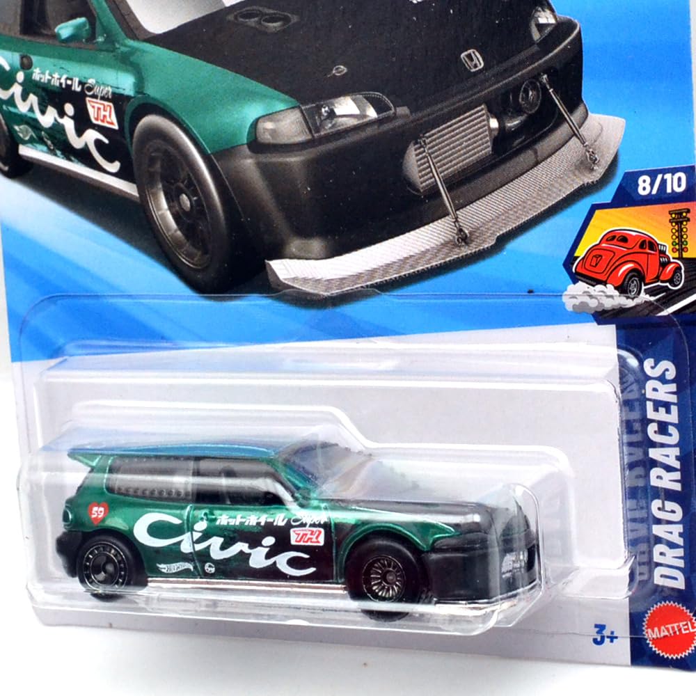 ホットウィール スーパートレジャーハント 「ホンダ　シビック　カスタム」 Amazon.co.jp: MATTEL HOTWHEELS 1/64 scale HONDA CIVIC CUSTOM- 2026