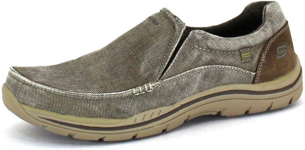 Men's Expected Avillo Moccasin, Khaki, 10 D US