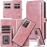 Auker Samsung Galaxy Note 20 Ultra Detachable Wallet Case for Women/Men,7 Card Holder Wristlet...