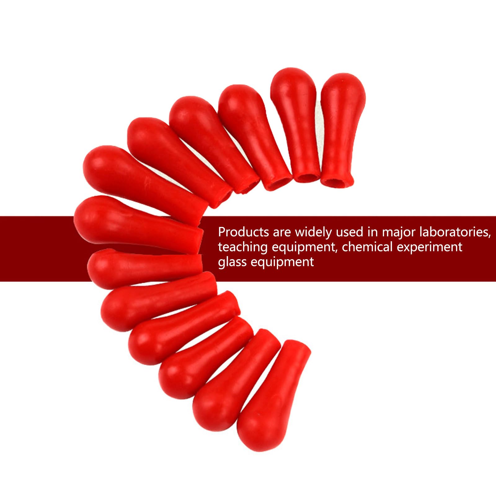 50 Gummikappen Für Pipetten – Weich, Flexibel, Ø 7 Mm, Für Glaspipetten & Messröhrchen, Laborzubehör