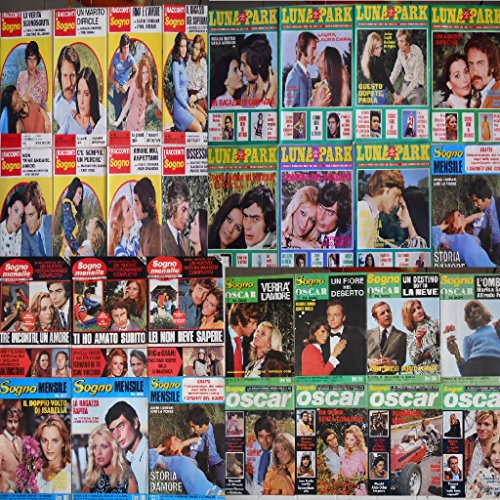 Lotto di 17 rari fotoromanzi SOGNO anni 70 come da foto e lista. Affare!!