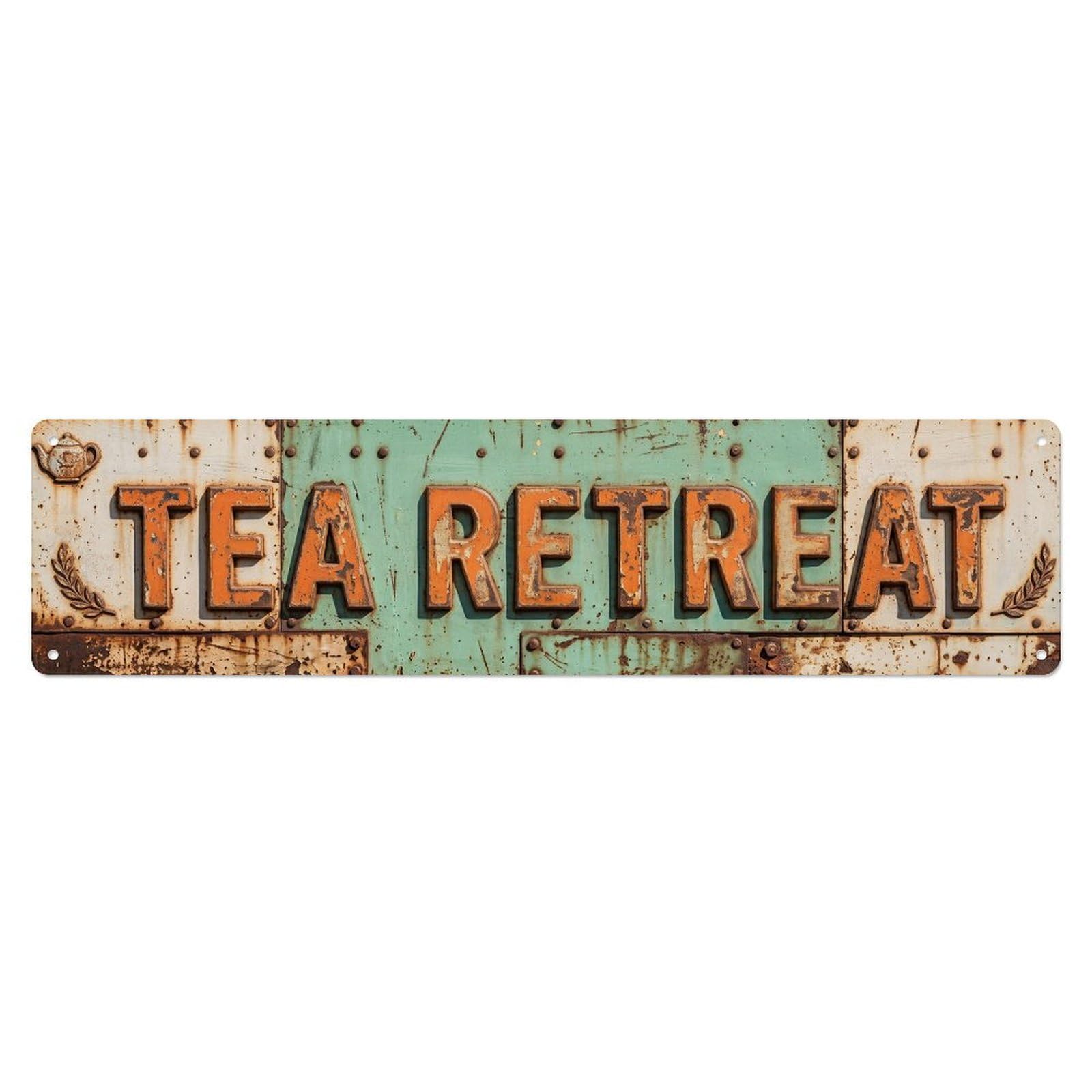 Tea Retreat Vintage Room Metal Tin Sign