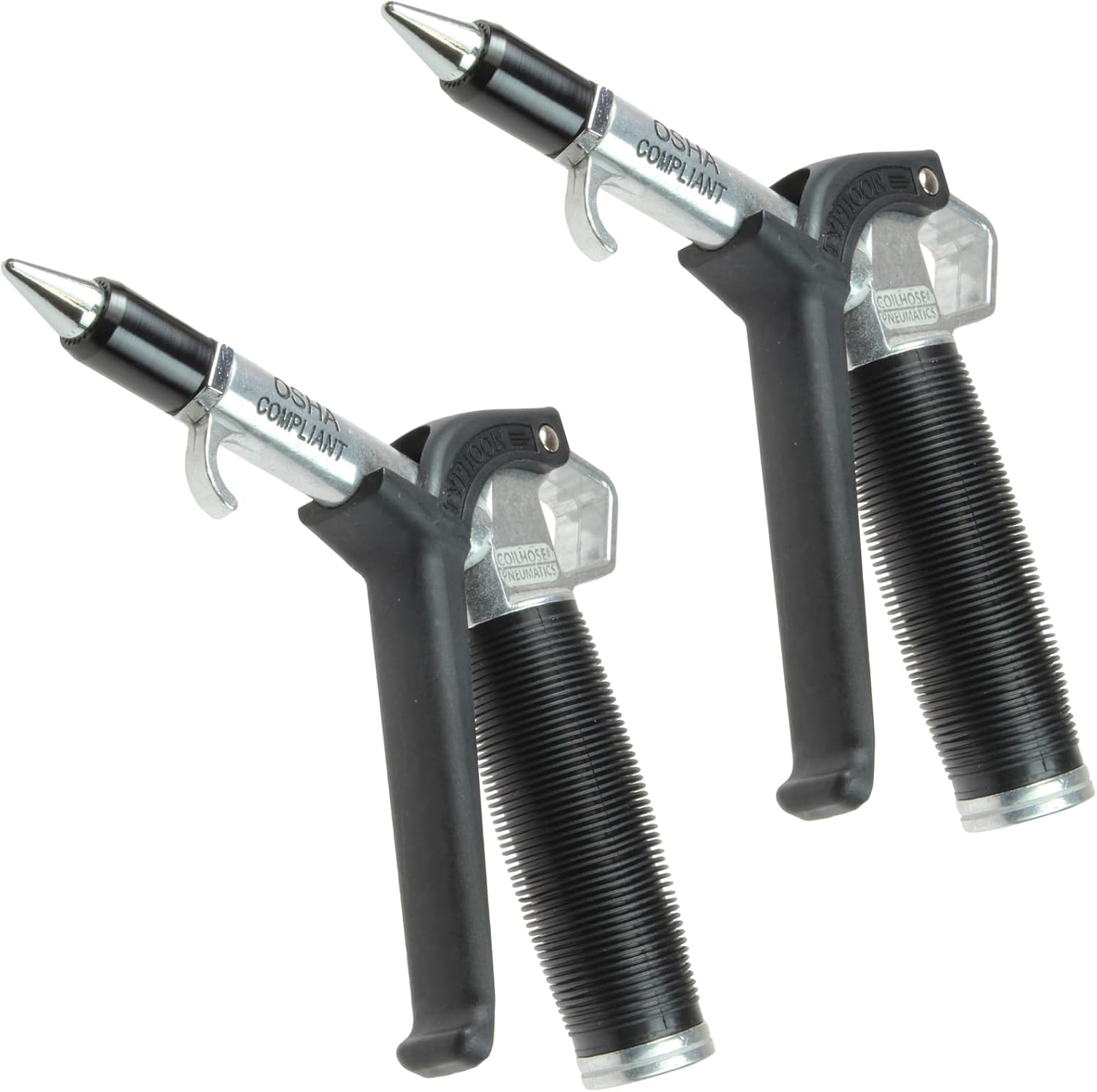 Coilhose Typhoon High Volume Blow Gun (1/4-Inch NPT with High Flow Tip (2 Pack))