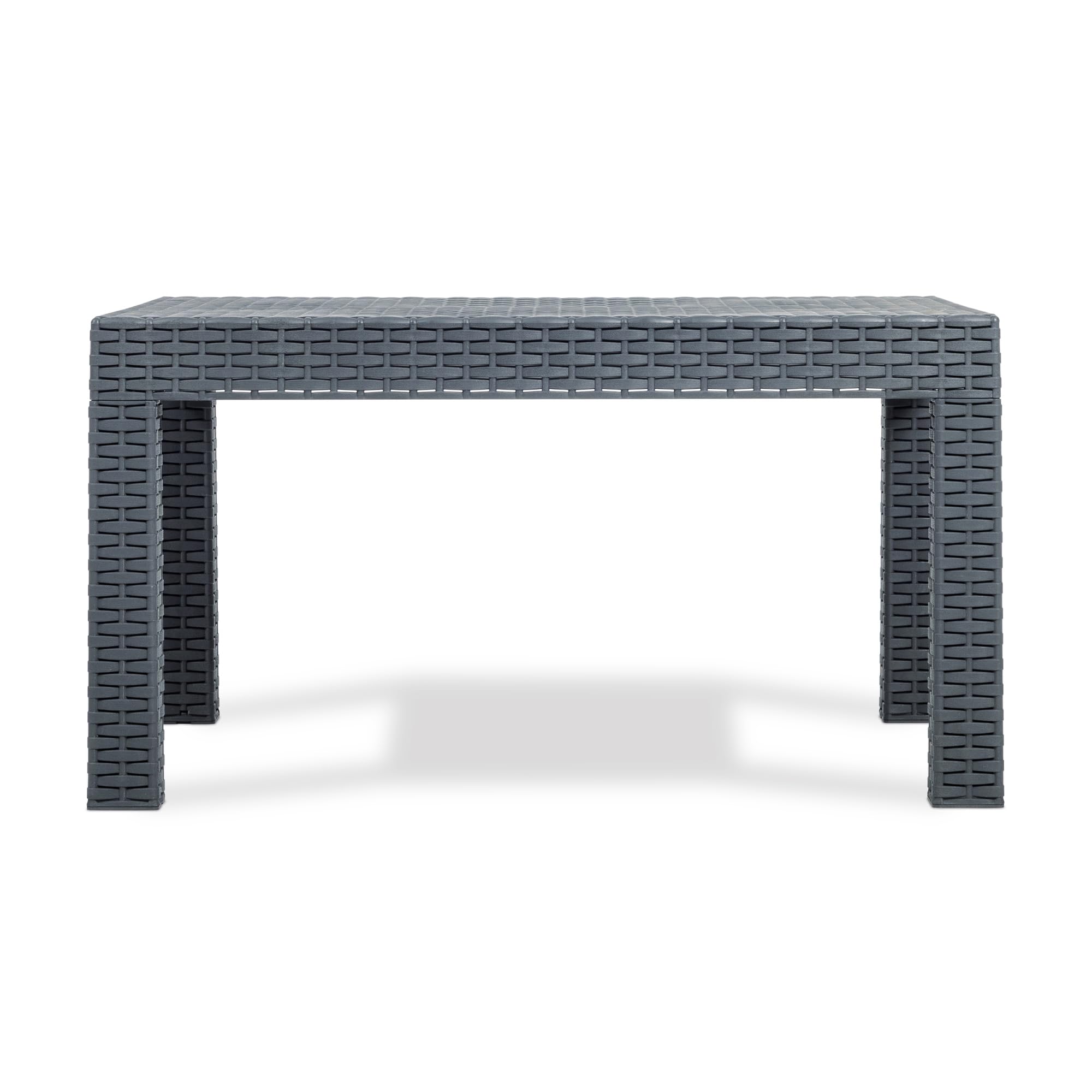 Toomax Matilde zestaw wypoczynkowy ogrodowy 5 miejsc antracyt rattan 2 fotele ergonomiczne kanapa 3-osobowa stół