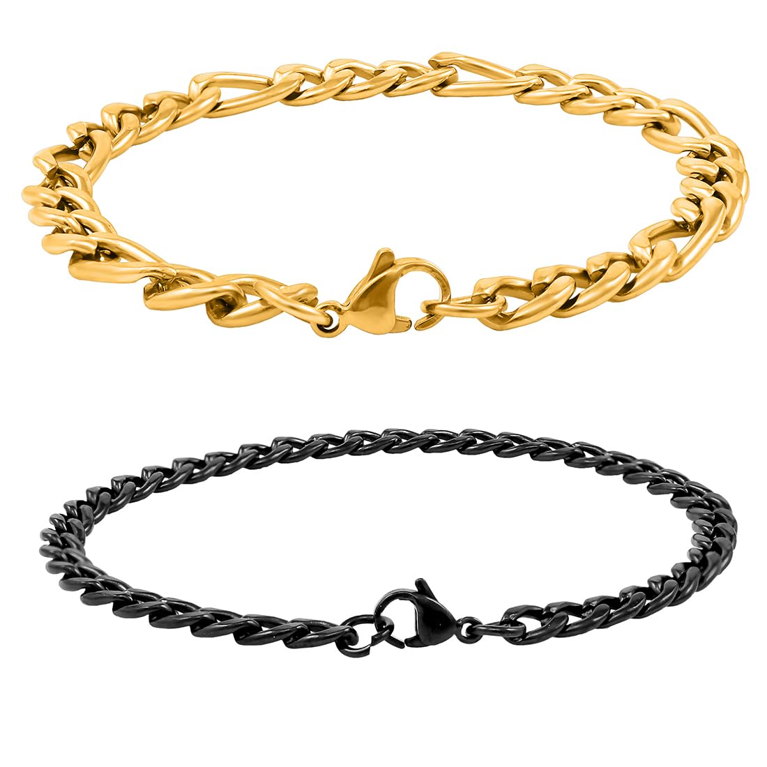See full amazon price history chart for Nakabh Combo of Chain Stainless Steel Wrist Bracelet for Men Boys Unisex (NAK-2220271)(Gold + Black) Nakabh Combo of Chain Stainless Steel Wrist Bracelet for Men Boys Unisex (NAK-2220271)(Gold + Black) (B0C9Y9KQD2) Amazon Price History, Amazon Price Tracker