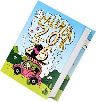 2026 Daily Calendar Notepads 372 Sheets Unlined Desktop Planner Note Pad for Scheduling Plan Organization Planner