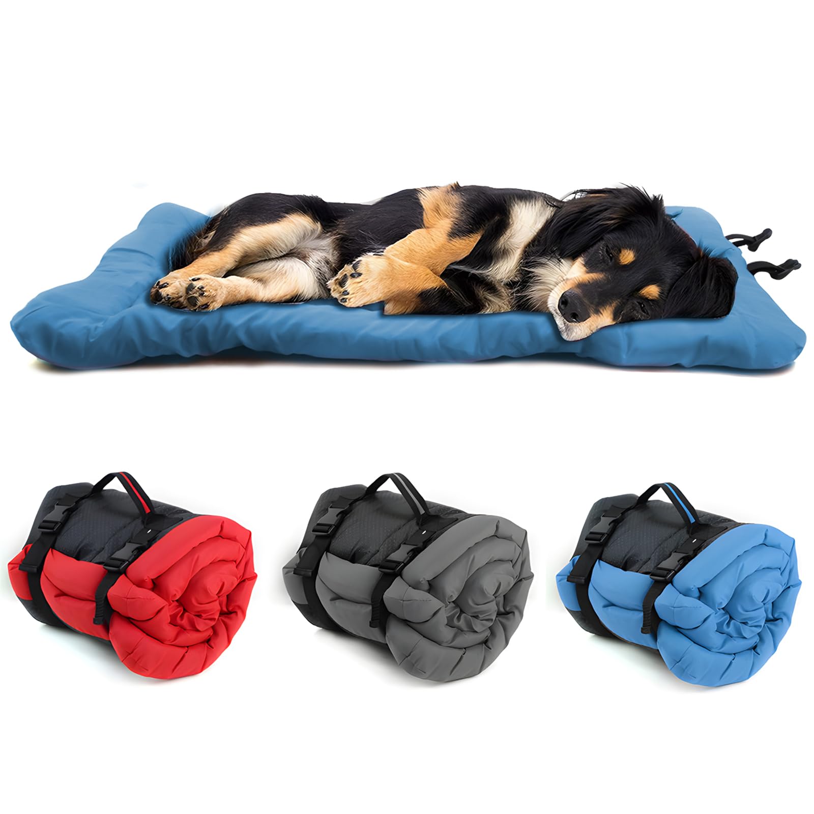 Foldable Waterproof Dog Bed, Foldable Mat for Dogs, Washable Waterproof Dog Bed for Large and Medium Dogs, Portable Cushion, for Indoor and Outdoor