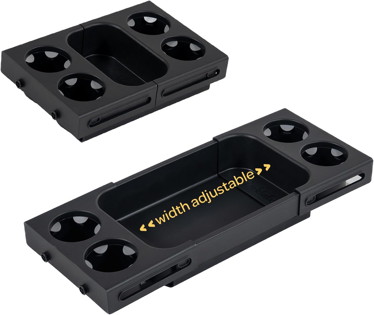 Stroller Wagon Snack Tray with Cup Holders | Adjustable | Fits 2 and 4 seat Wagons by Larktale, Wonderfold W4 / W2, Keenz, and Others. Reversible for Playing, Drawing and Eating