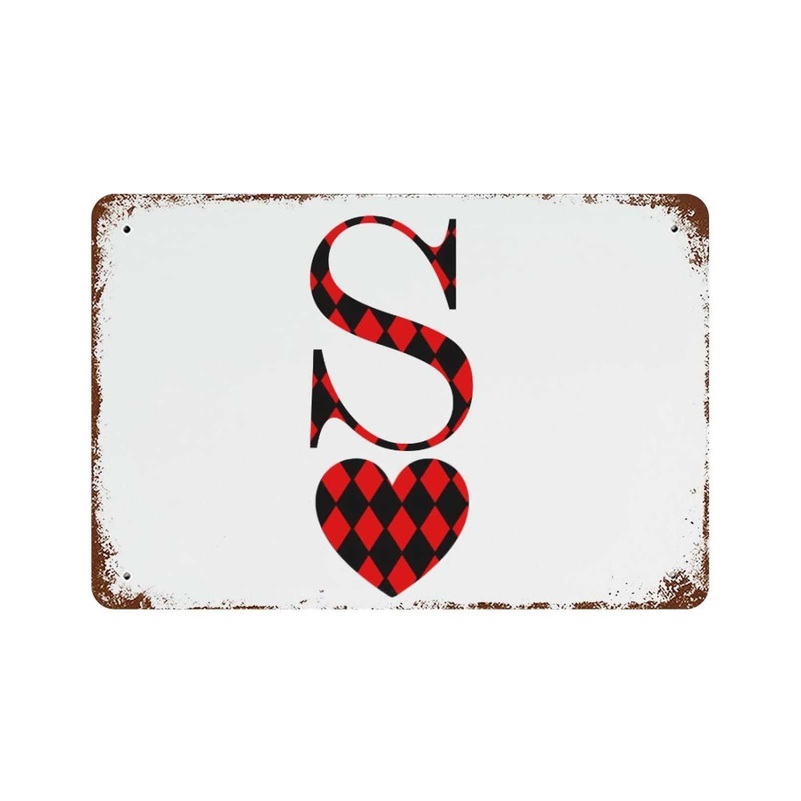 Lettres de l'alphabet Saint-Valentin en cœur : sublimez votre cuisine ou magasin