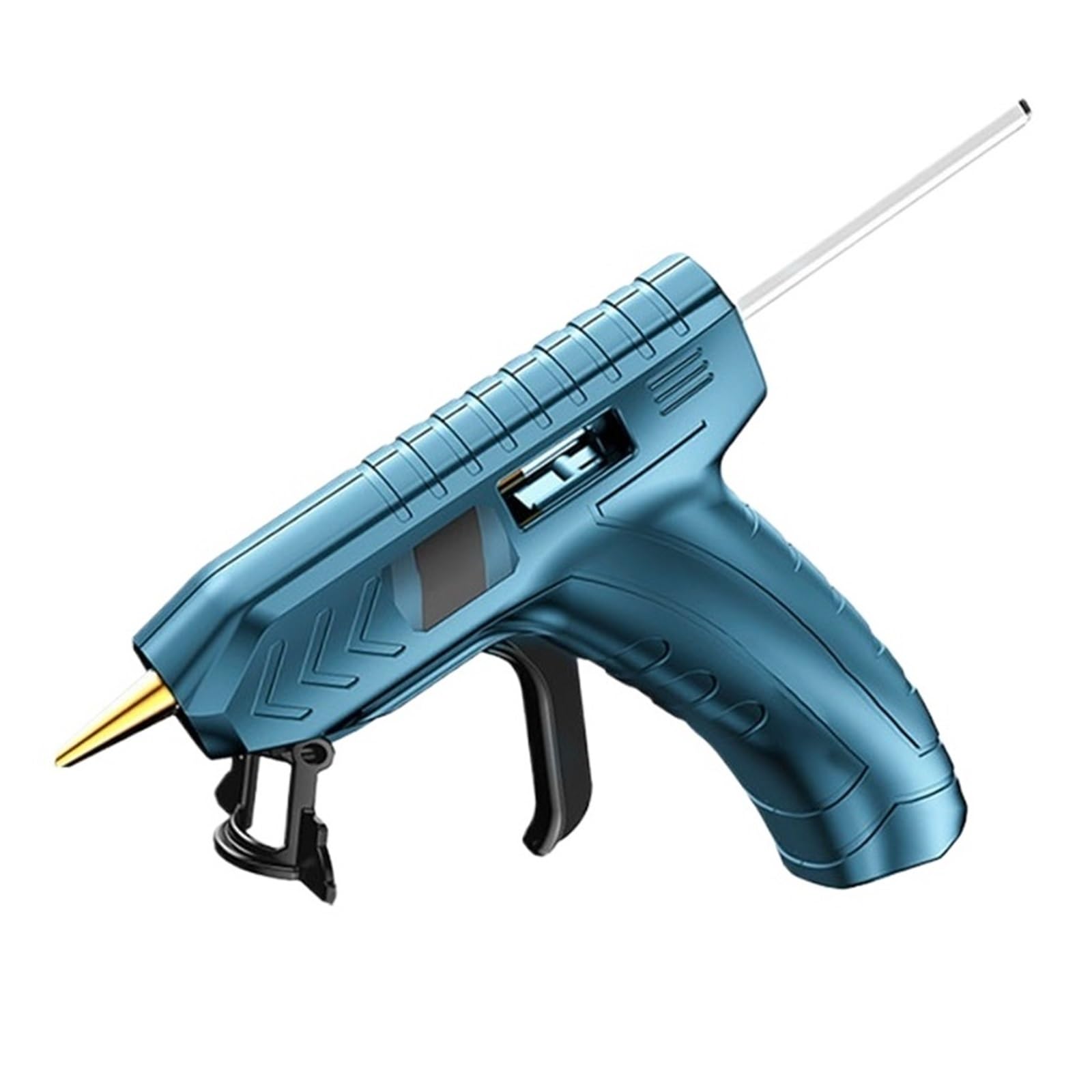 Yfdgd Large Battery Usb Lithium Electric Hot Melt Glue Gun Set With 50Pcs Sticks 0.7 * 150Mm Adhesive 3.7V Gule Quick Reliable Flow Bonding(Large Battery)