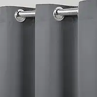 Cortina Blackout Para Sala Ou Quarto 4,00m X 2,80m Premium Blecaute Escritório Bloqueia o Sol 100% (Cinza)