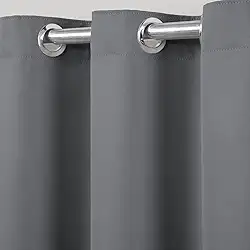 Cortina Blackout Para Sala Ou Quarto 4,00m X 2,80m Premium Blecaute Escritório Bloqueia o Sol 100% (Cinza)