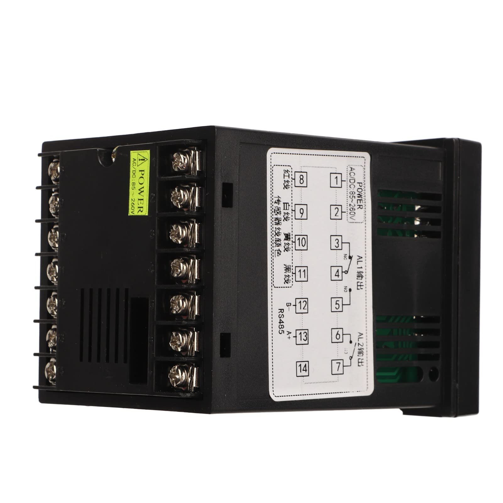 Bediffer Controlador de Humedad Digital Regulador de Temperatura de Alta Sensibilidad con Función de Alarma para Sala de Máquinas 1 Unidad