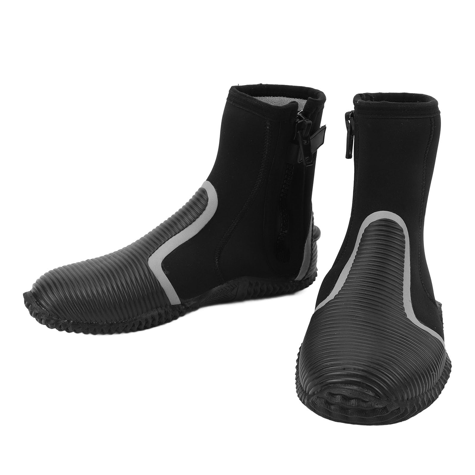 Calzari da Sub Professionali, Neoprene da 5 Mm con Suola Antiscivolo e Fodera Morbida, per Immersioni Subacquee, Snorkeling, Surf, Rafting e Altri Sport Acquatici